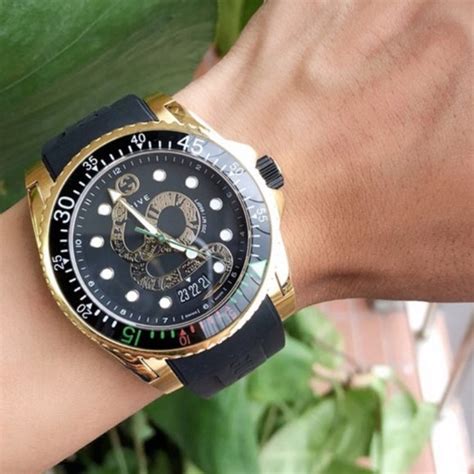 gucci dive 45mm replica|Gucci dive watch 45mm snake.